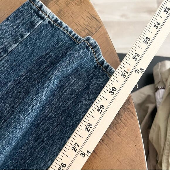 American Eagle Mens Size 33x32 Relaxed Blue Denim Jeans - Picture 6 of 7